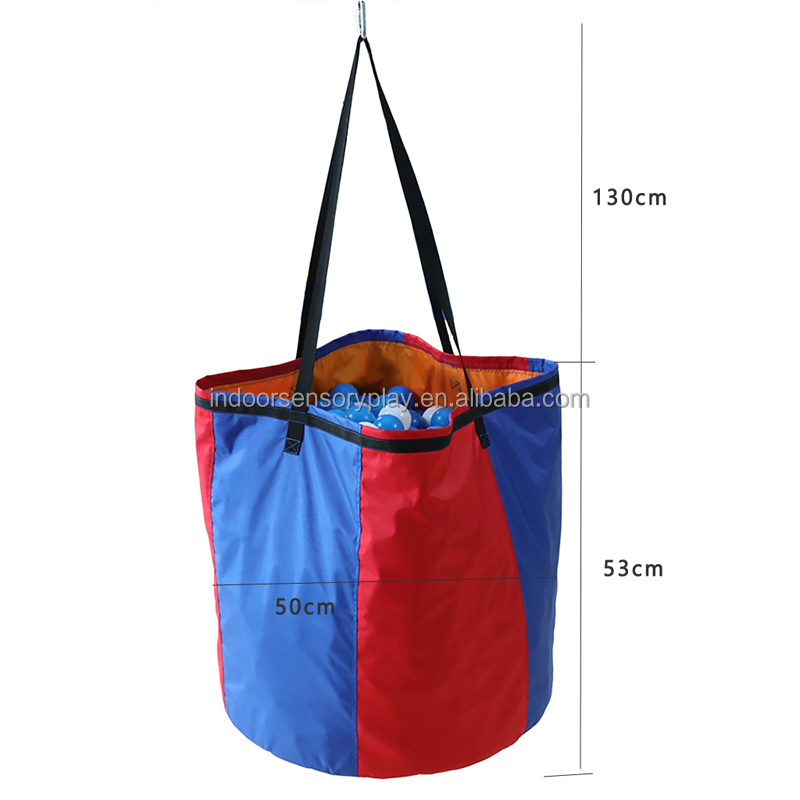 New design hanging cloth bag swings commercial toddler sensory training swing for indoor outdoor