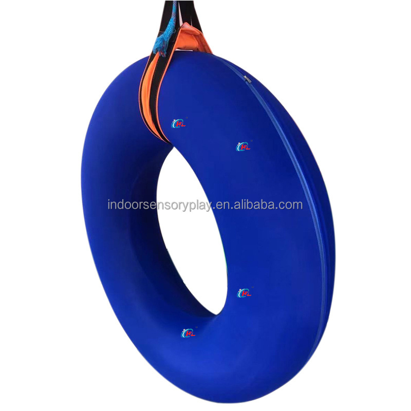 Early education toys vestibular balance exercise toys indoor sensory training inflatable tire swing sensory swing for wholesale