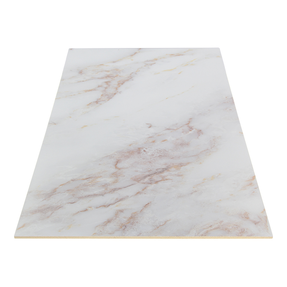 Interior Pvc Marble Sheet Light Weight High Glossy Bright Color Marble Sheet Pvc Wall Panel