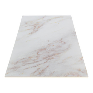 Interior Pvc Marble Sheet Light Weight High Glossy Bright Color Marble Sheet Pvc Wall Panel