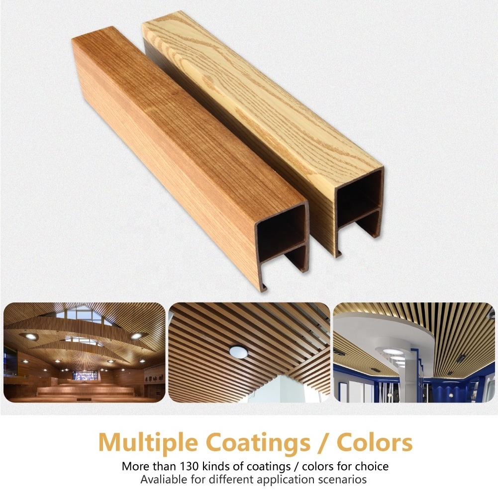 Wood Composite Faux Wood Beam WPC Roof Covering Ceiling Panel