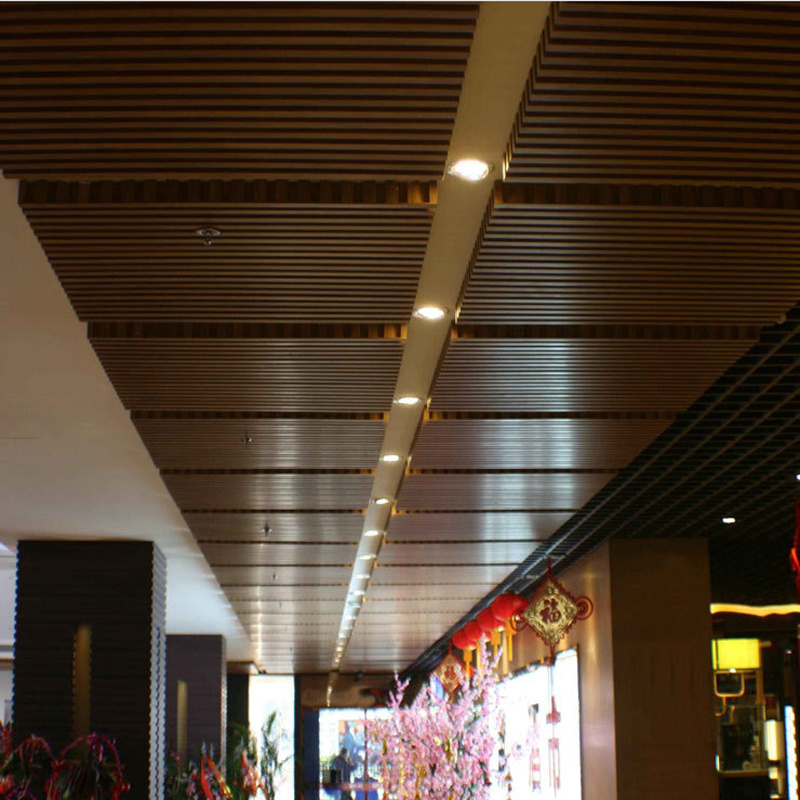 COOWIN Wpc Ceiling In Flexible Design Waterproof Wood Plastic Board