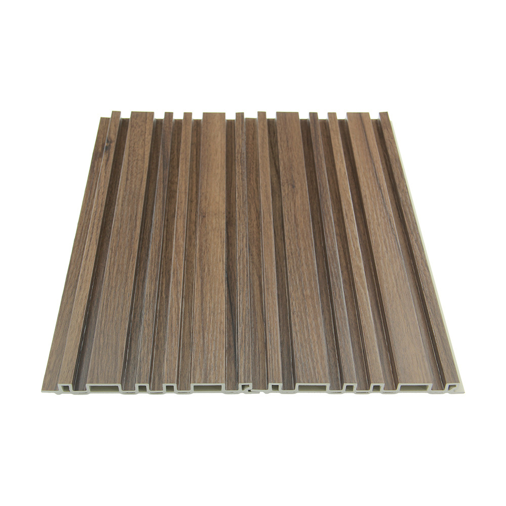 Hot sale Fashionable Style Wood Plastic building Material Pvc Louver Panel For indoor decorate