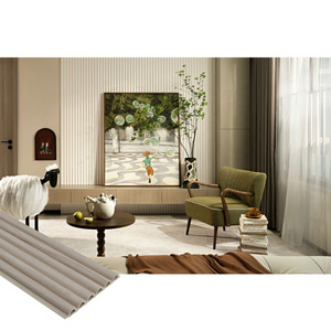 PVC Wall Panel Decorative 3D  Acoustic Wood Wall Panel