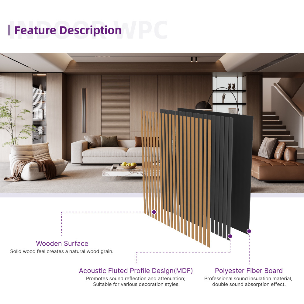 Best selling soundproof panels and wpc wall panels