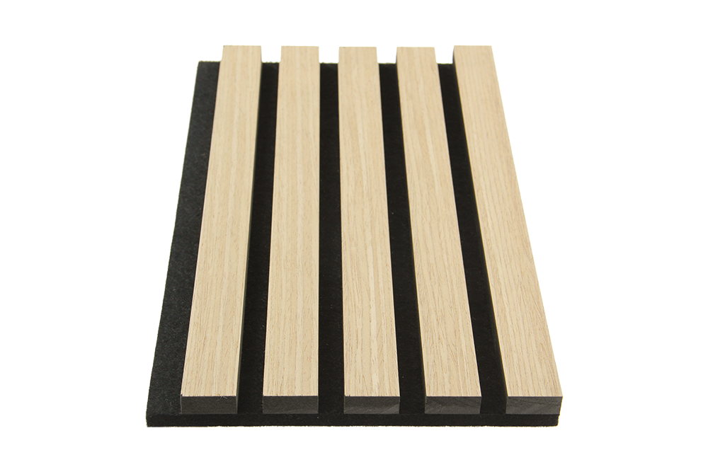 Sound proof wall panels Absorption Construction Decoration Material Polyester Fiber akupanel Slat wall panel Wood Acoustic Panel