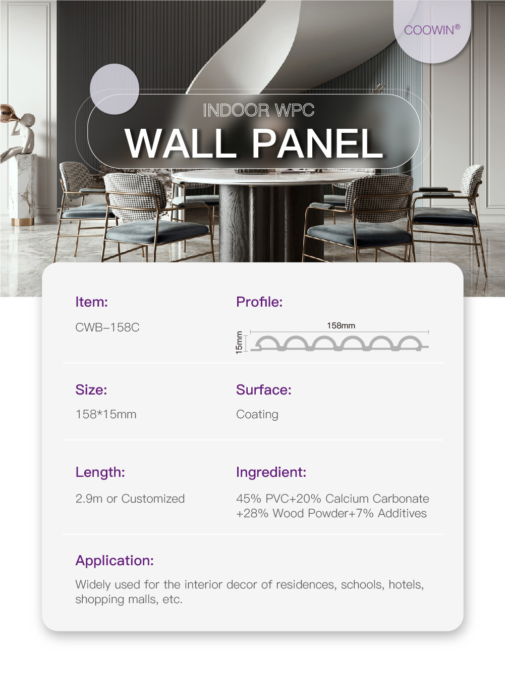 Customization 3D Wall Panels Interior Home Decoration Wallboard