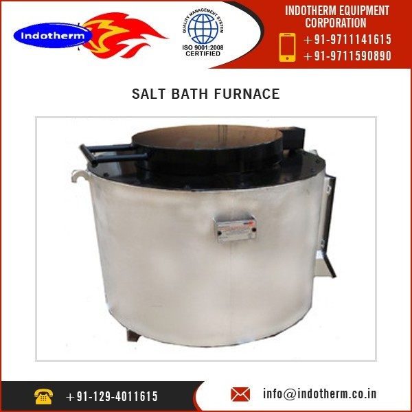 Salt Bath Furnace 300 Kgs Capacity Natural Gas Fired Fuel Available at Lowest Market Price From Renowned Supplier