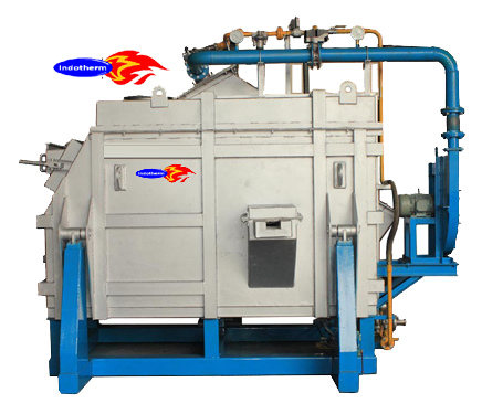 Gas Fired Fuel Aluminium Melting Skelner Furnace Capacity 1 Ton With Advance Technology Available at Best Price