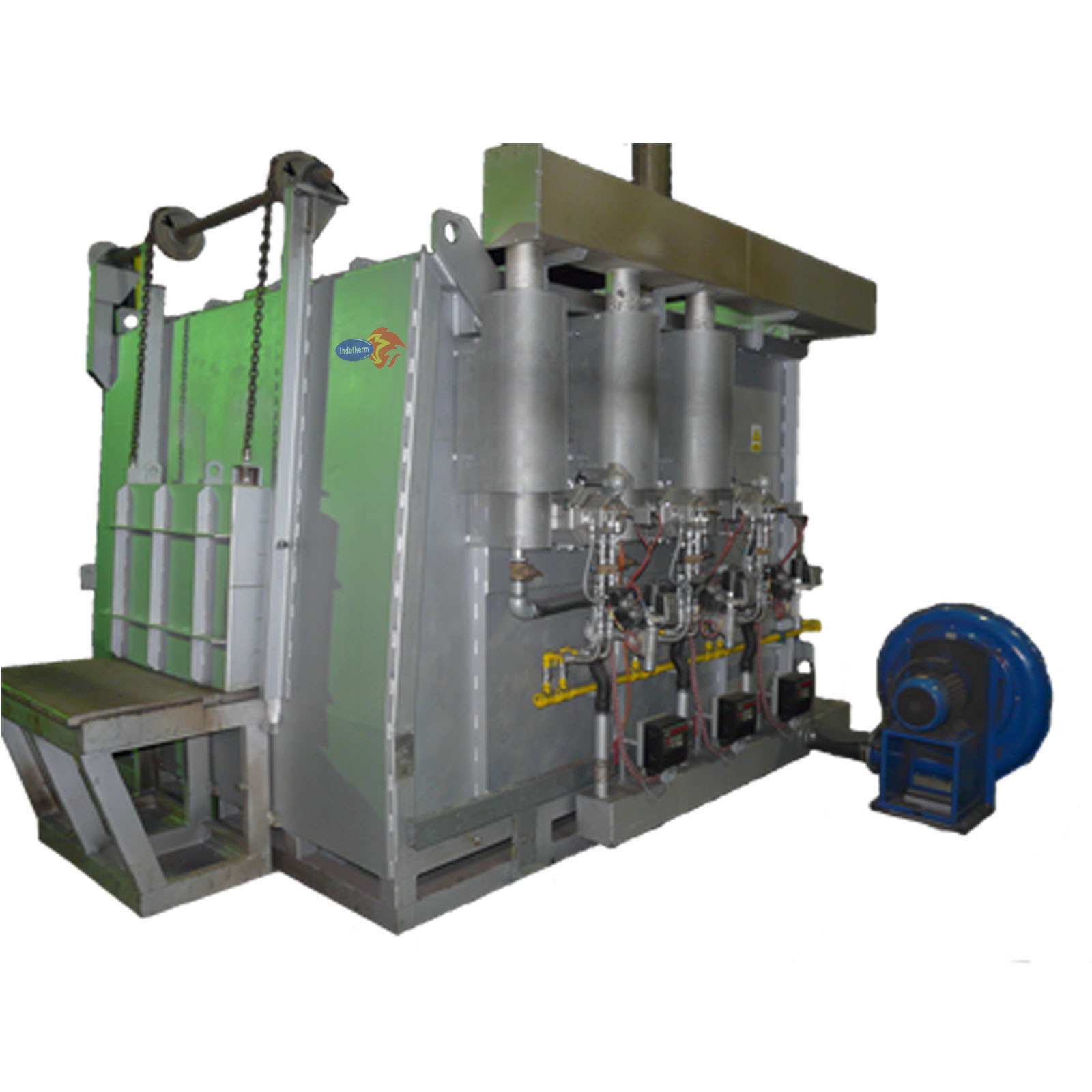 Gas Fired Furnace Forging Furnace For Heat Treatment with Low Maintenance Make Indotherm Available at Reasonable Market Price