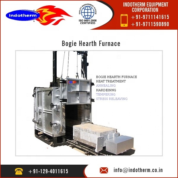 Widely Demanded Tempering Bogie Hearth Furnace Available at Economical Price From Renowned Manufacturer