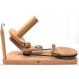 Yarn Ball Winder Made Wooden India Beech Wood MOQ 50 pieces Natural Wax Polish price on request