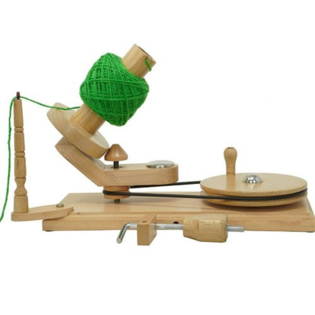 Yarn Ball Winder Made Wooden India Beech Wood MOQ 50 pieces Natural Wax Polish price on request