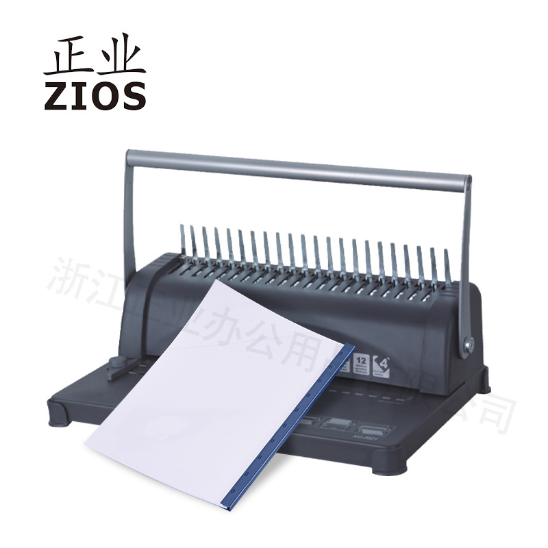 Binding Machines Combs 21 Hole 450 Sheets Paper Punch Binder Spiral Binding Machine 21 Hole Fit Letter Size