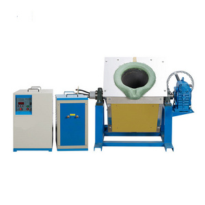 10KG 50KG 100KG Small Copper Melting Electric Furnace For Sale Gold Steel Induction Furnace