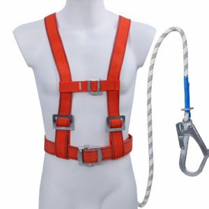 Fall protection safety equipment Three point for low-altitude work working safety belt harness  safety harness with small hooks