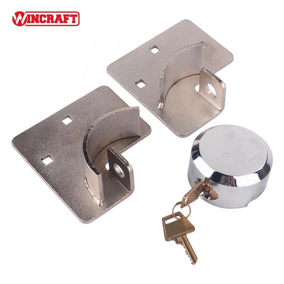 Hidden Shackle Security Hasp Shackle Lock Heavy Duty Shackleless Van Shed Garage Lock Up Shutter Padlock