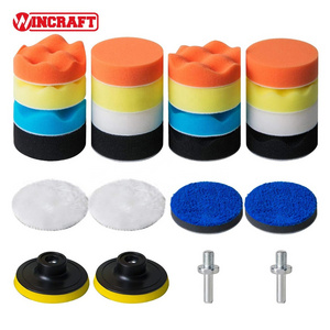 High Quality Best-selling 24PCS Car Beauty Polishing Waxing Sponge Set Polishing Pad Set