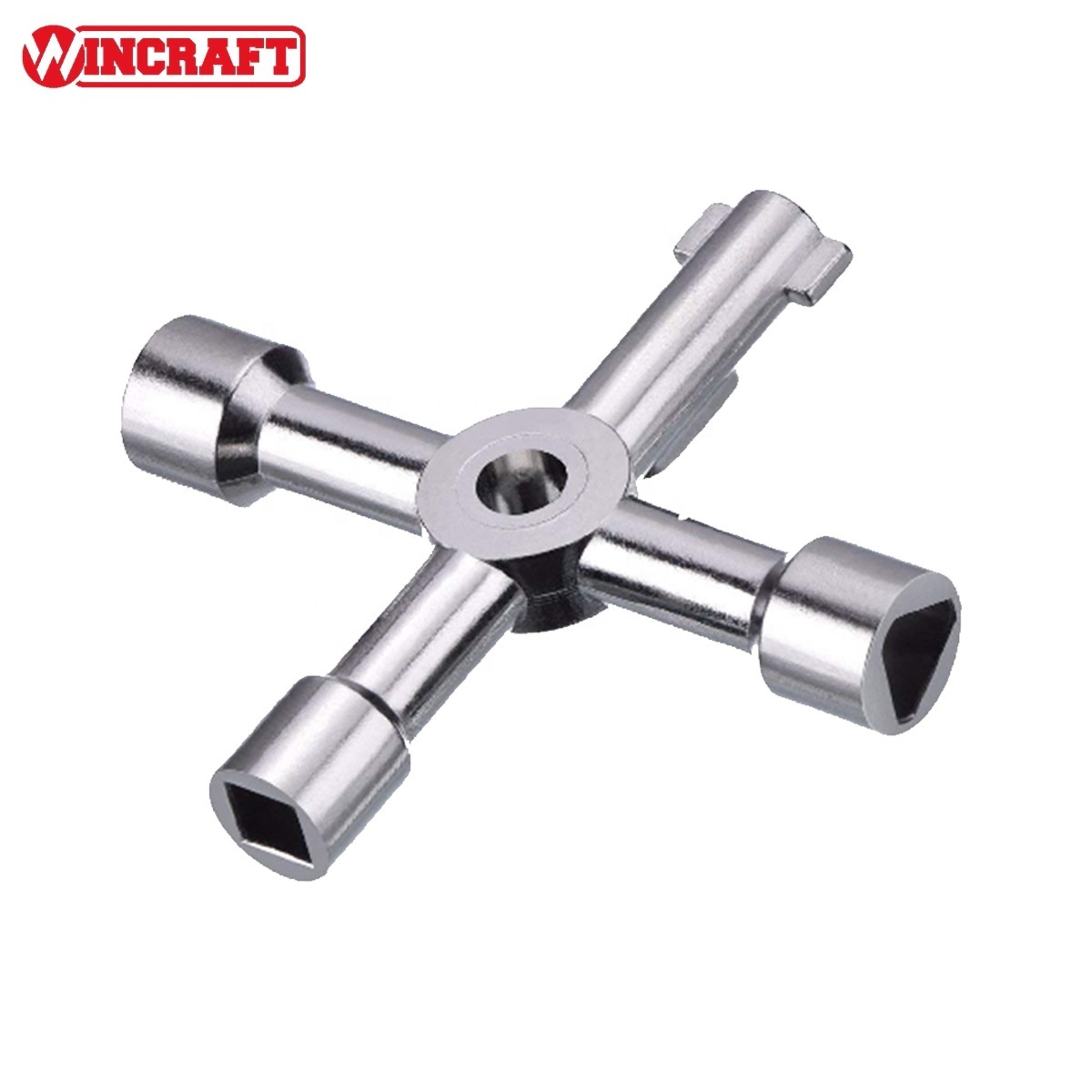 Multifunctional Die-cast Zinc Cross Radiator Key with 1/4