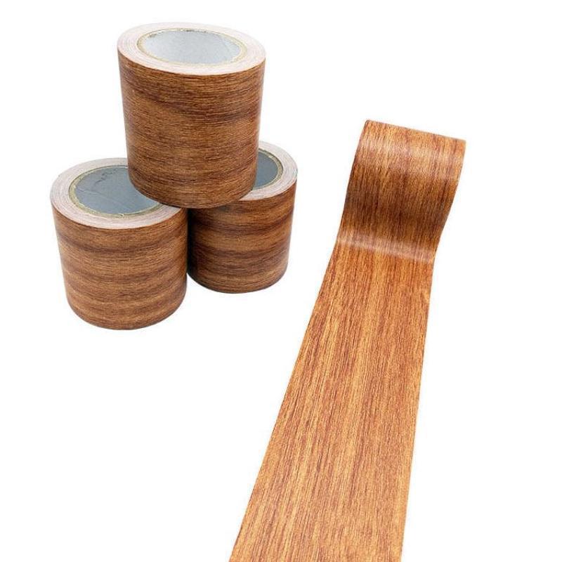 PE  Wood Grain Repair Tape Patch Wood Textured Adhesive Duct Tape For Desk/Chair/Furniture/Floor Beautification Decoration