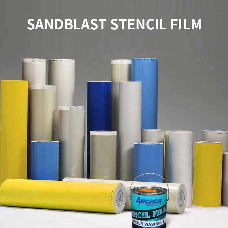 Bulk Sandblast Vinyl Stencil Film Roll For Monument Headstone