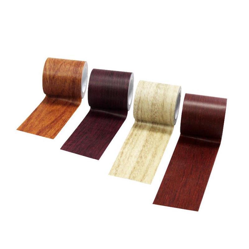 PE  Wood Grain Repair Tape Patch Wood Textured Adhesive Duct Tape For Desk/Chair/Furniture/Floor Beautification Decoration