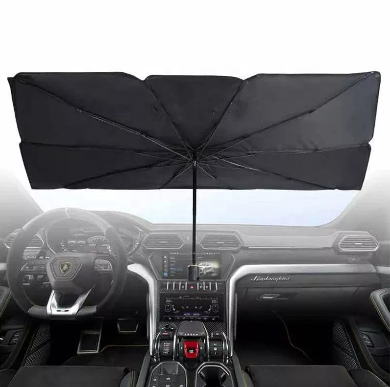 New Products Foldable Car Sun Shade In Car Covers Car Umbrella Windshield Shades Visor For Front Windows