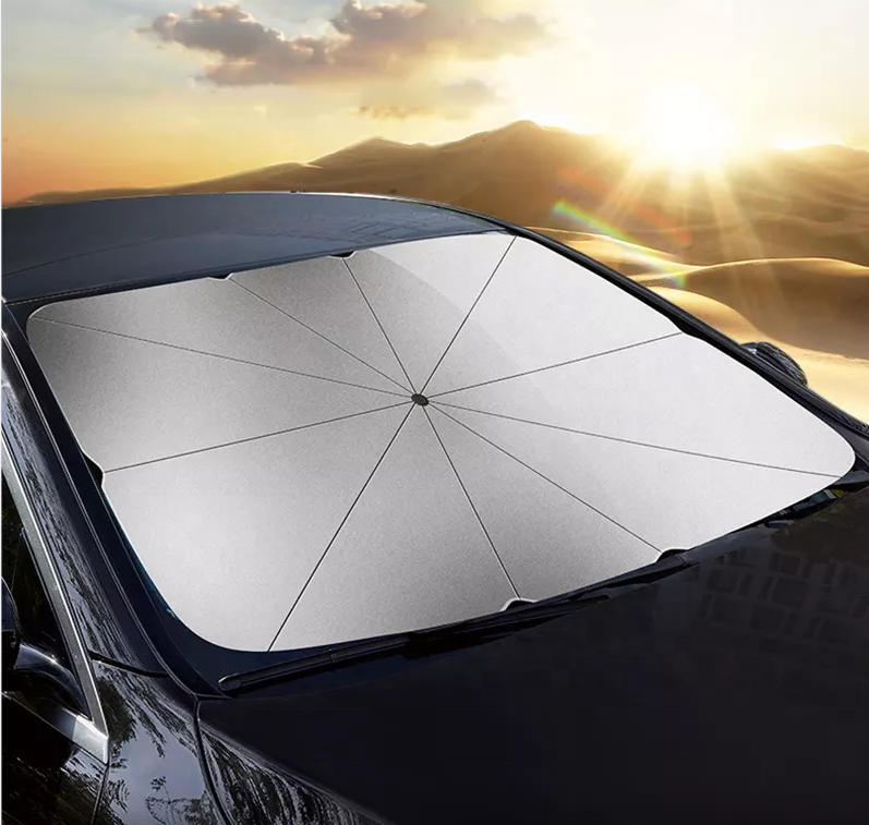 New Products Foldable Car Sun Shade In Car Covers Car Umbrella Windshield Shades Visor For Front Windows