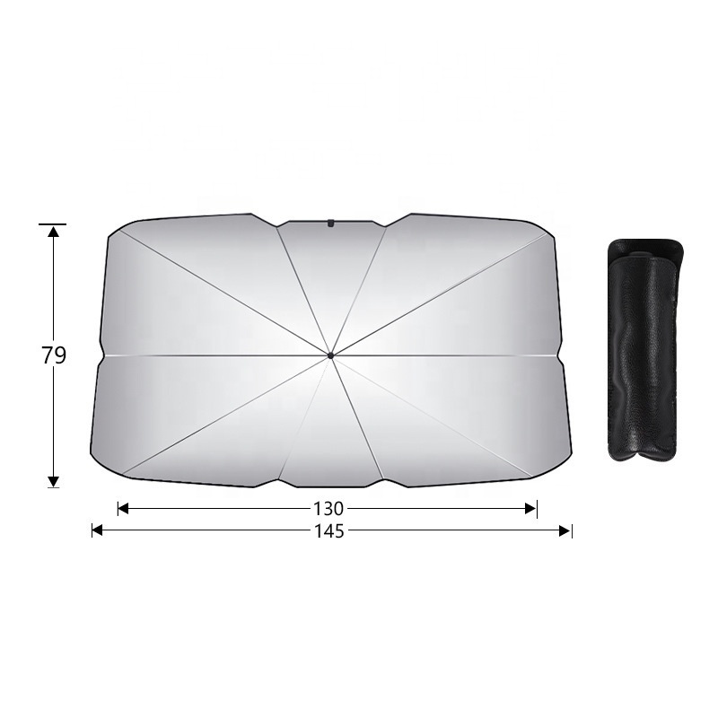 New Products Foldable Car Sun Shade In Car Covers Car Umbrella Windshield Shades Visor For Front Windows