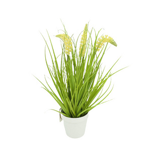 CC Hot Sale Artificial Plants Decorative Green Onion Grass for Hotel 037