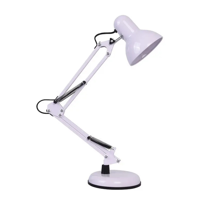 Nail beauty salon use Modern Flexible desk Lamps Iro sallon Lights Reading Light Long Swing Arm Black/White LED Home Table Lamp