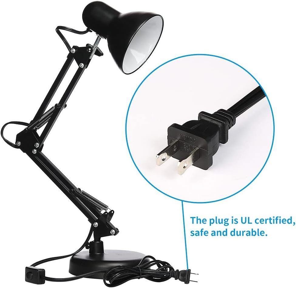 Hot selling reading study flexible dimmable gooseneck swing arm architect led clamp desk lamp