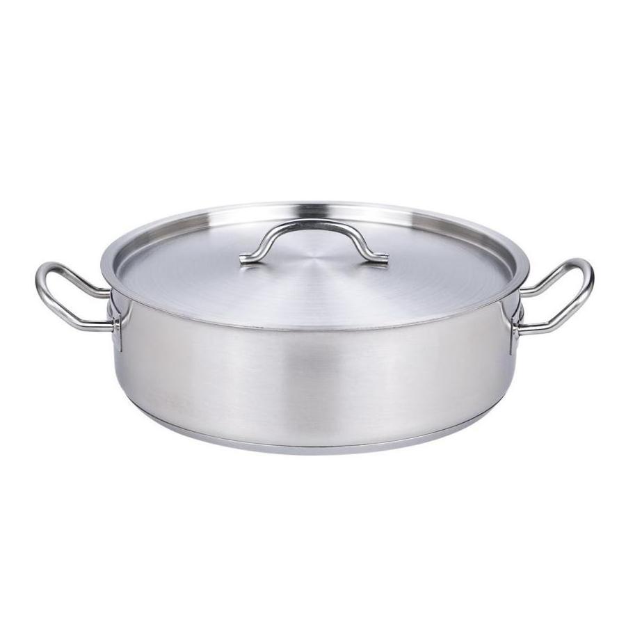 New arrival custom logo cookware sets stainless steel 304 Rice Bucket  hotel restaurant commercial cooking pot set size soup pot