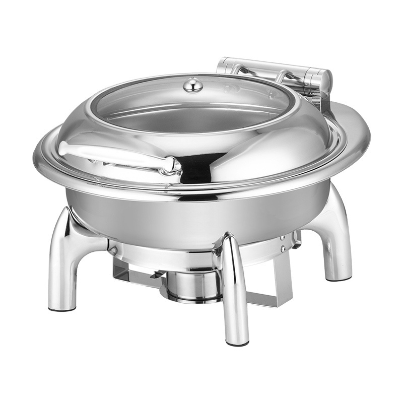 Hotel Equipment Electric mini Built-in Chafing Dish With Single or Double Food Pan dishes copper for sale