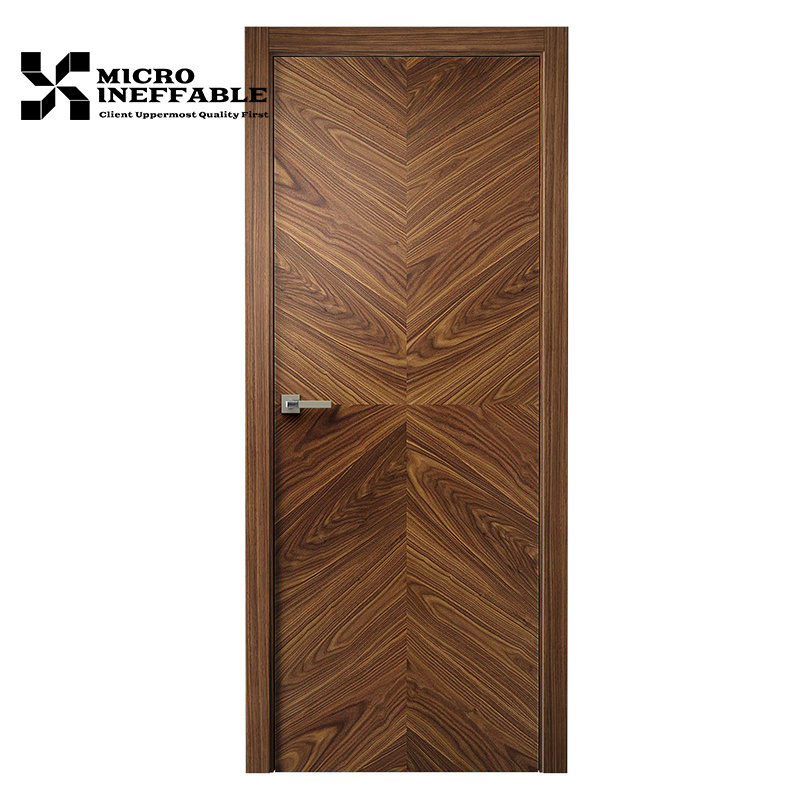 Simple Design Interior Hotel Prehung Wooden Interior Bedroom Door Single Wood Internal Doors For Interior Homes