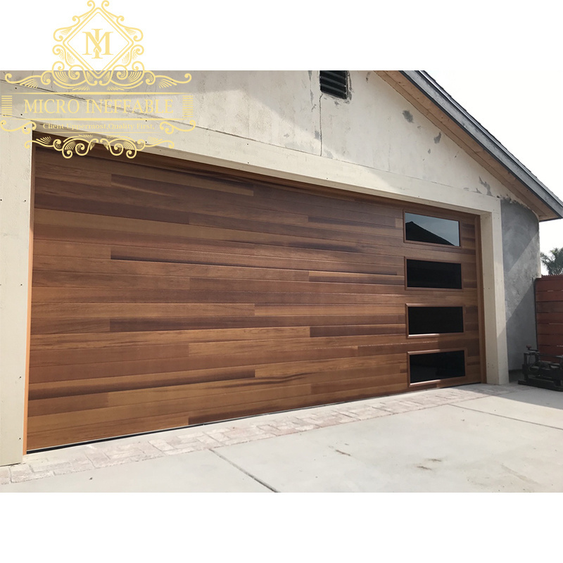 Cheap Wooden Commercial Bifold Aluminum Roll Up Aluminium Vertical Bifold Glass Garage Doors