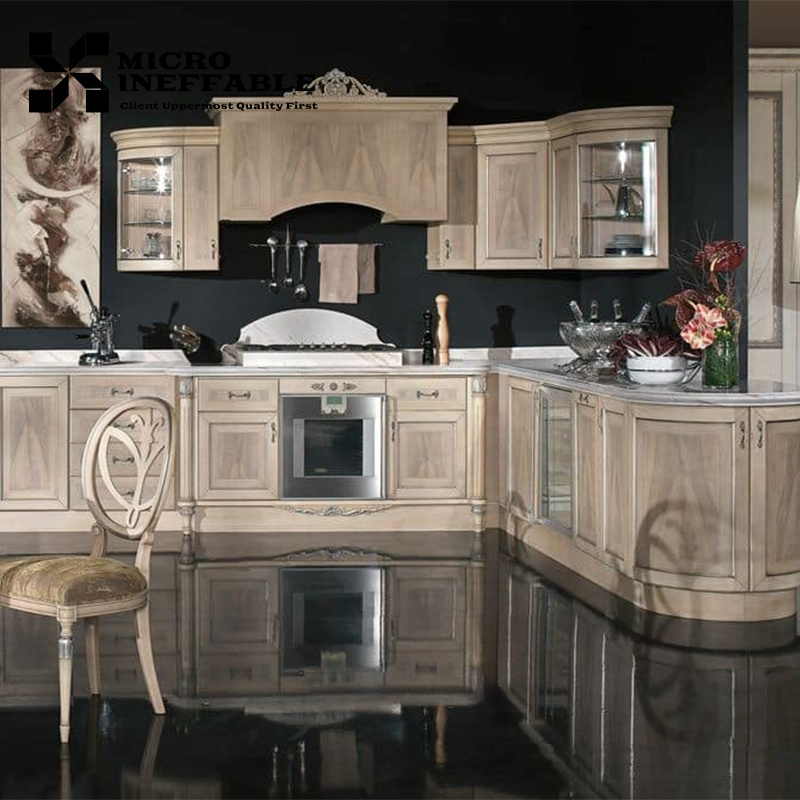 Luxury America Villa Luxury Pantry Kitchen Living Room Wood Accessories Furniture Cabinet Set Designs