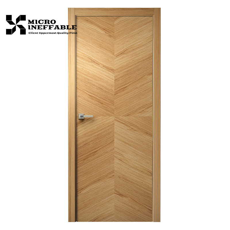 Simple Design Interior Hotel Prehung Wooden Interior Bedroom Door Single Wood Internal Doors For Interior Homes