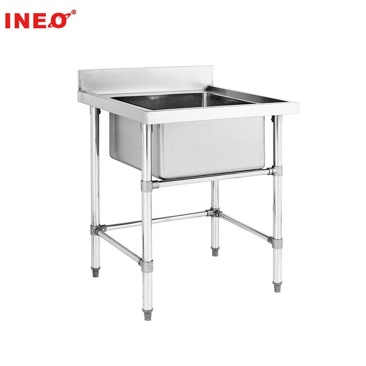 For Restaurant Free Standing Universal Stainless Steel Kitchen Sink