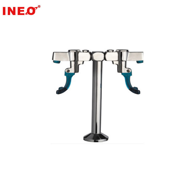 Pedestal Push Back Single Glass Filler Bar Faucet