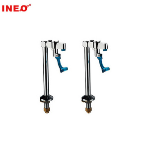 Pedestal Push Back Single Glass Filler Bar Faucet