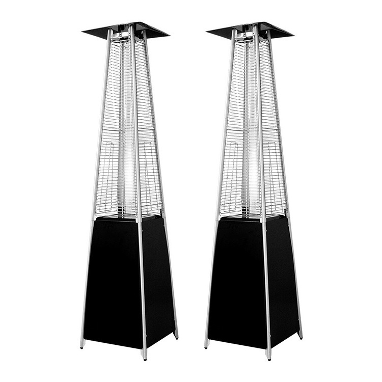 Outdoor Iron Sprayed Glass Cover Pyramid Patio Heaters Gas,Gas Patio Heater Cover,Patio Heater Propane