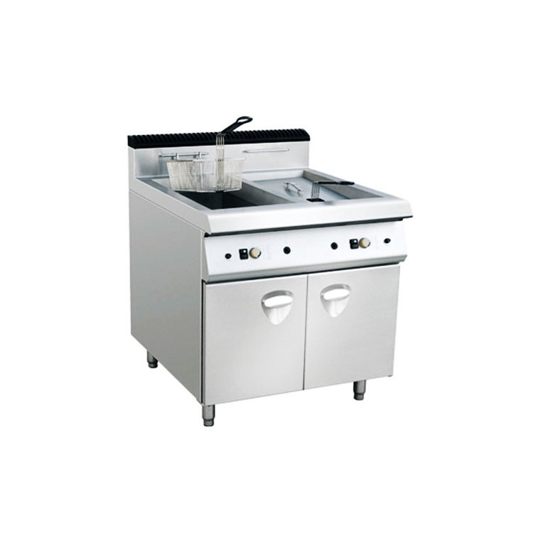 Electric 24L*2 Frying Machine Chicken Fryer Wing Fish Mcdonalds Fryer for Commercial Restaurant Kitchen Equipment