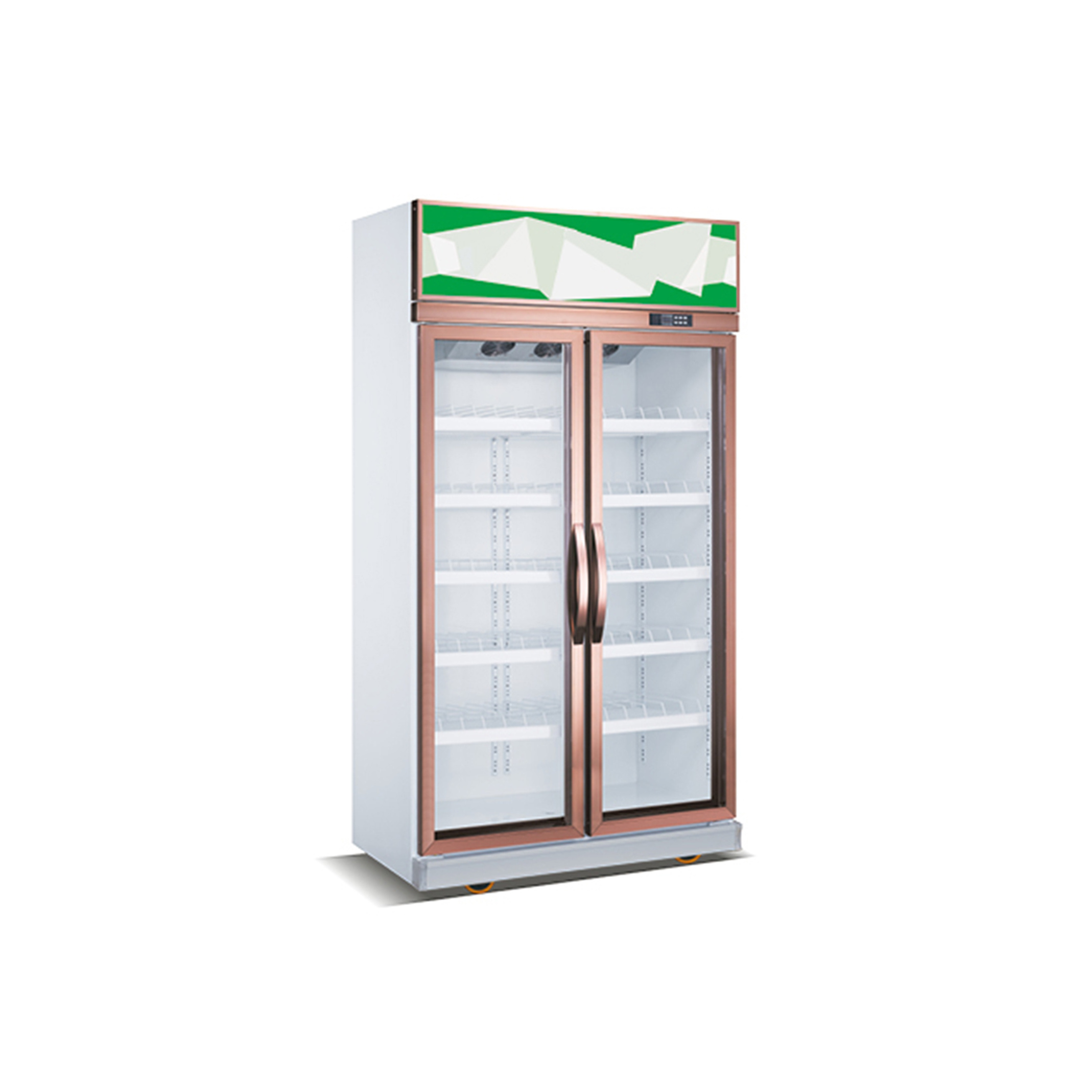 Display Pepsi Freezer Glass Door Refrigeration Upright Display Chiller Fridge Cold Drink Showcase Display Fridge