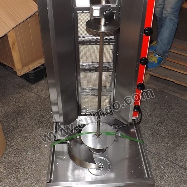 Gas doner kebab equipment/shish kebab making machine/burners gas kebab machine