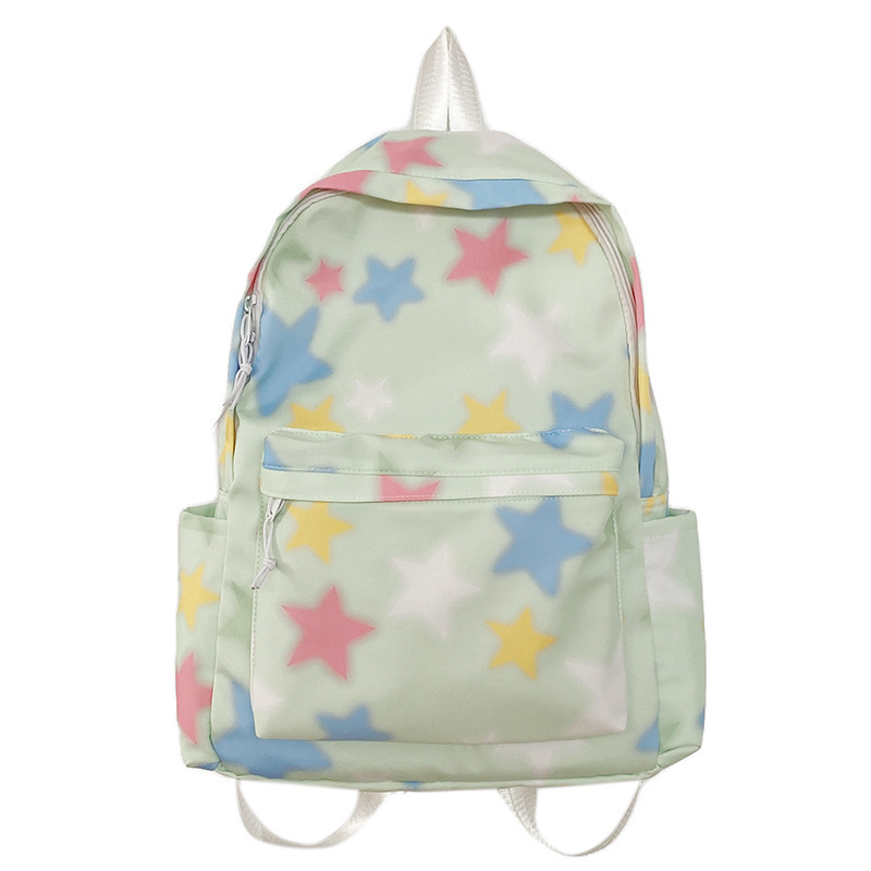 Eye catching sweet unique star design youth kids school backpack cute beautiful school bag stock school backpack for girls