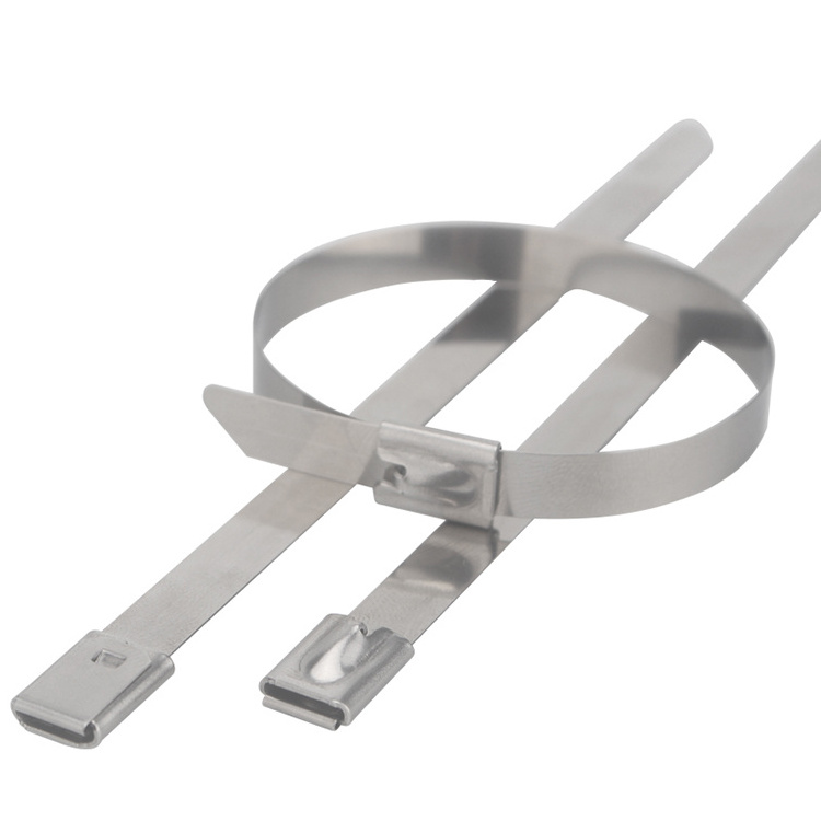 304/316 Grade Stainless Steel Ball Lock Cable Ties For Underground Application