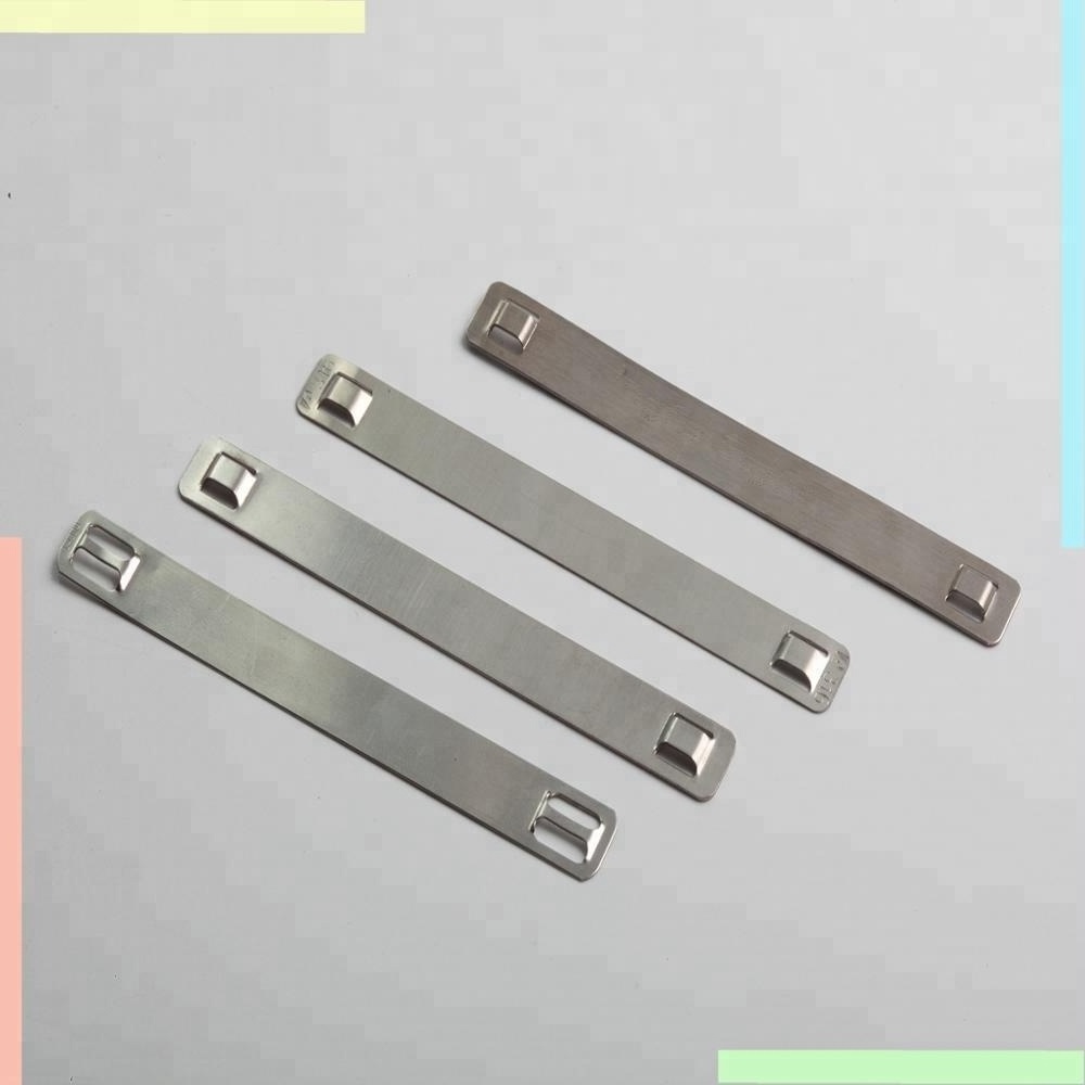 Engraved 316 Stainless Steel Cable 19x89mm Cable Tie Tag For Cable Ties