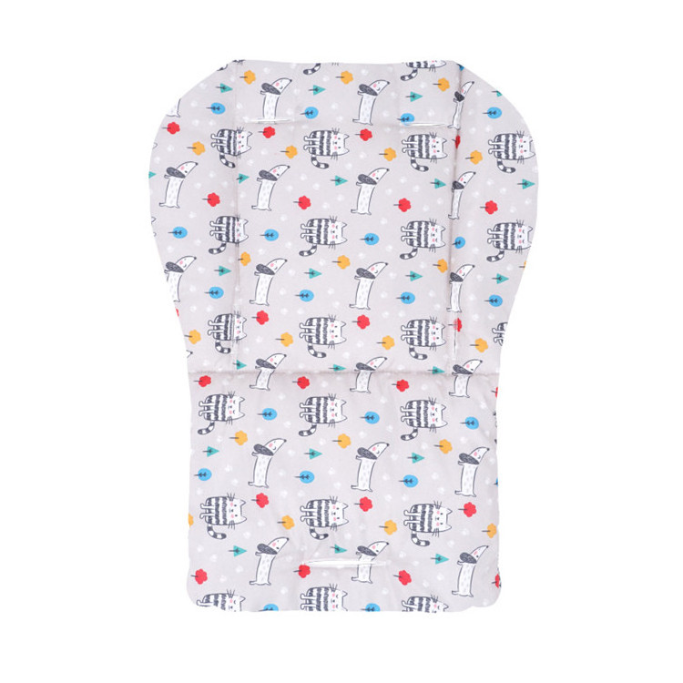 Factory Supplier New Brand baby infant pram stroller car seat cushion PP Cotton Fiber Stroller Baby High Chair Cushion Cover