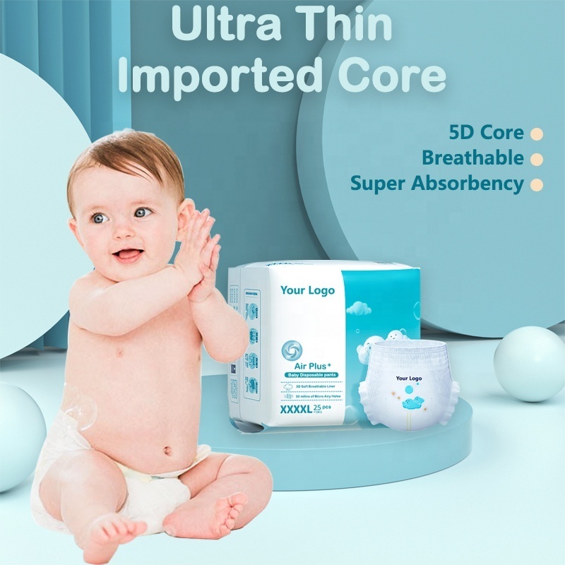 OEM Diaper Nappies Manufacturing Couches Babe Wholesale High Quality Disposable Diapers Baby Diaper For Babies